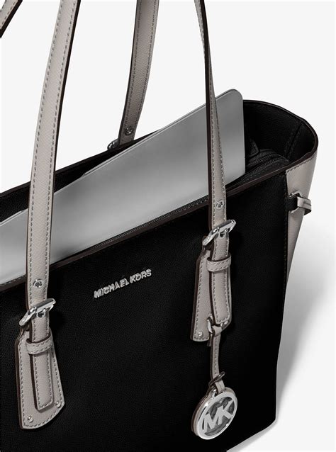 voyager medium crossgrain leather tote bag|michael kors tote shoulder bag.